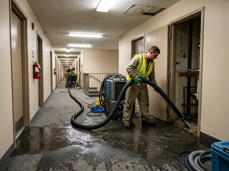 multi-unit-apartment-hallway-f-005 — frequently asked questions, Emergency Burst Pipe Water Extraction & Removal in Balm, FL